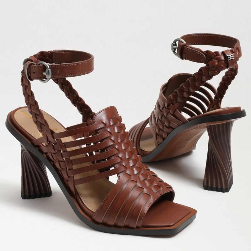 Sam Edelman Holland Heel-Dk Bourbon Leather