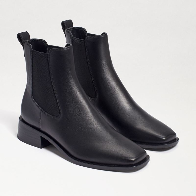 Sam Edelman Thelma Chelsea Boot-Black Leather - Click Image to Close