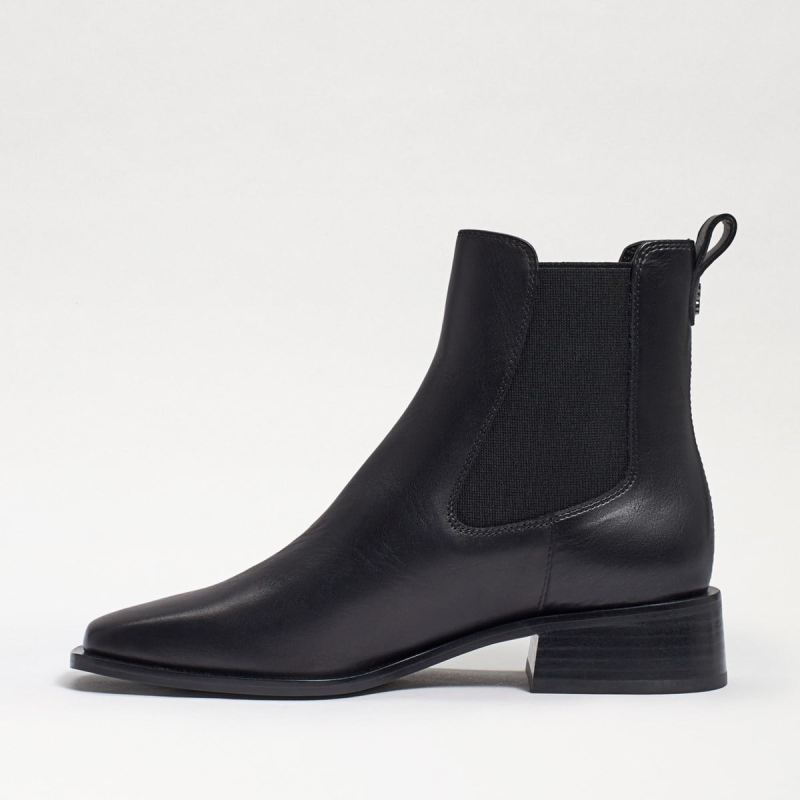 Sam Edelman Thelma Chelsea Boot-Black Leather