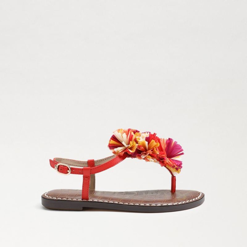 Sam Edelman Gillie Kids Thong Sandal-Bright Poppy