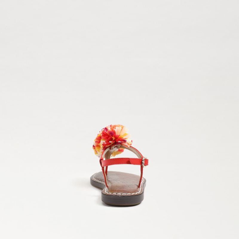 Sam Edelman Gillie Kids Thong Sandal-Bright Poppy