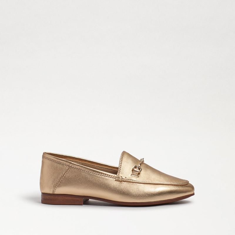 Sam Edelman Loraine Kids Bit Loafer-Gold Leaf Leather