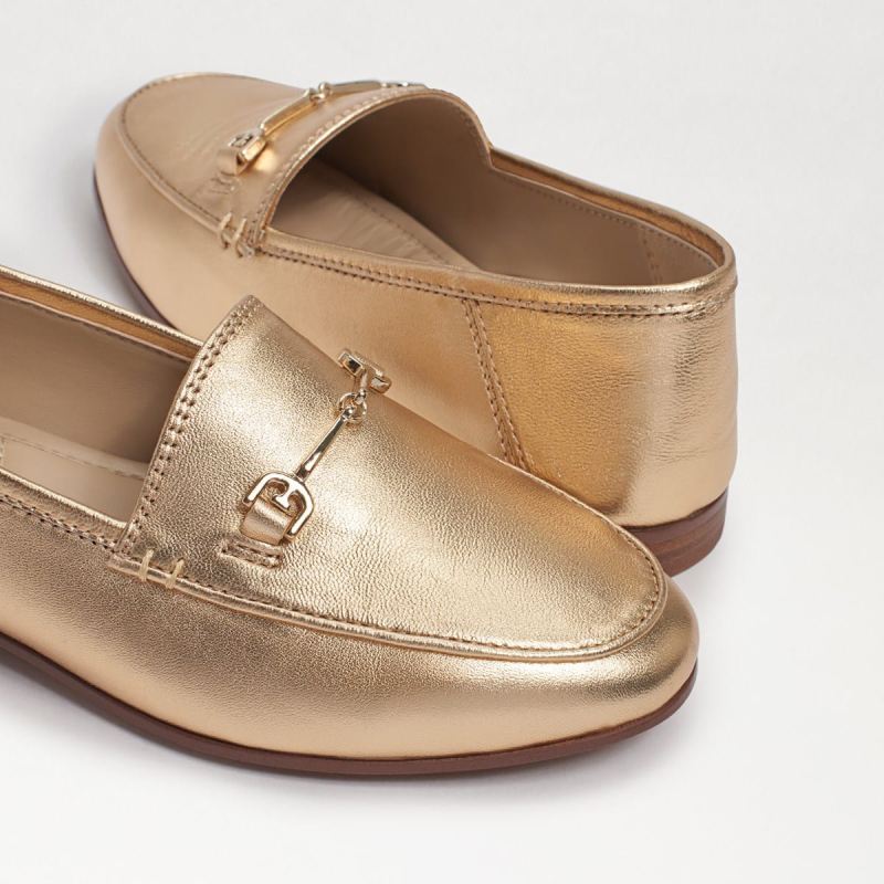 Sam Edelman Loraine Kids Bit Loafer-Gold Leaf Leather