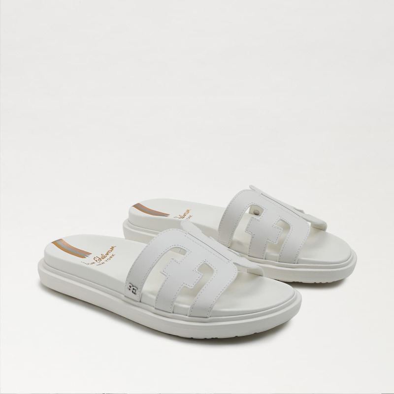 Sam Edelman Valeri Slide Sandal-Bright White Sam Edelman Valeri Slide Sandal-Bright White