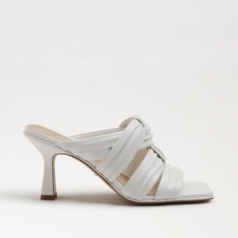 Sam Edelman Karsten Strappy Mule-White Leather