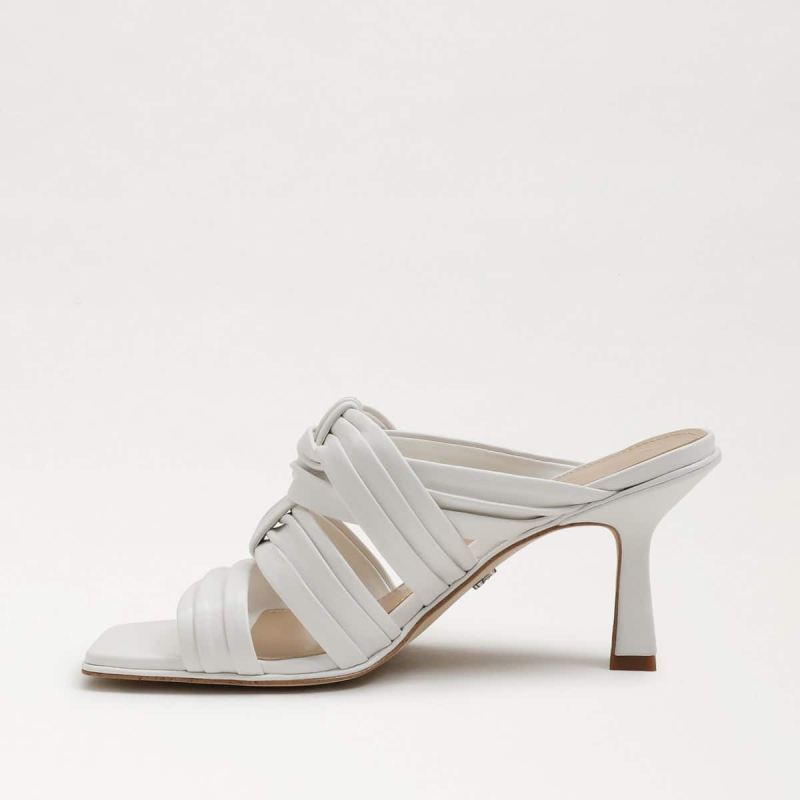 Sam Edelman Karsten Strappy Mule-White Leather