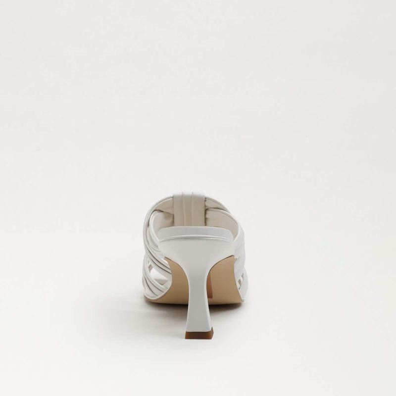 Sam Edelman Karsten Strappy Mule-White Leather