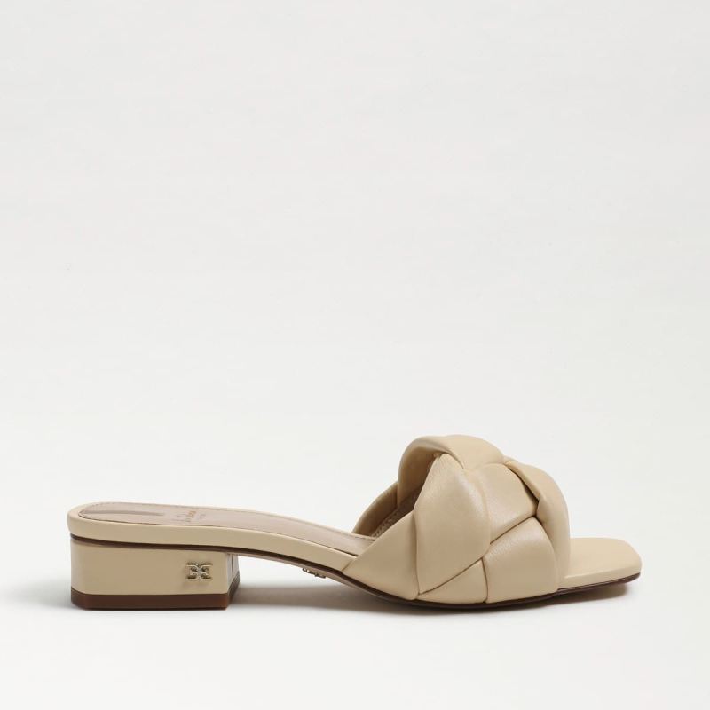Sam Edelman Dawson Slide Sandal-Eggshell Leather