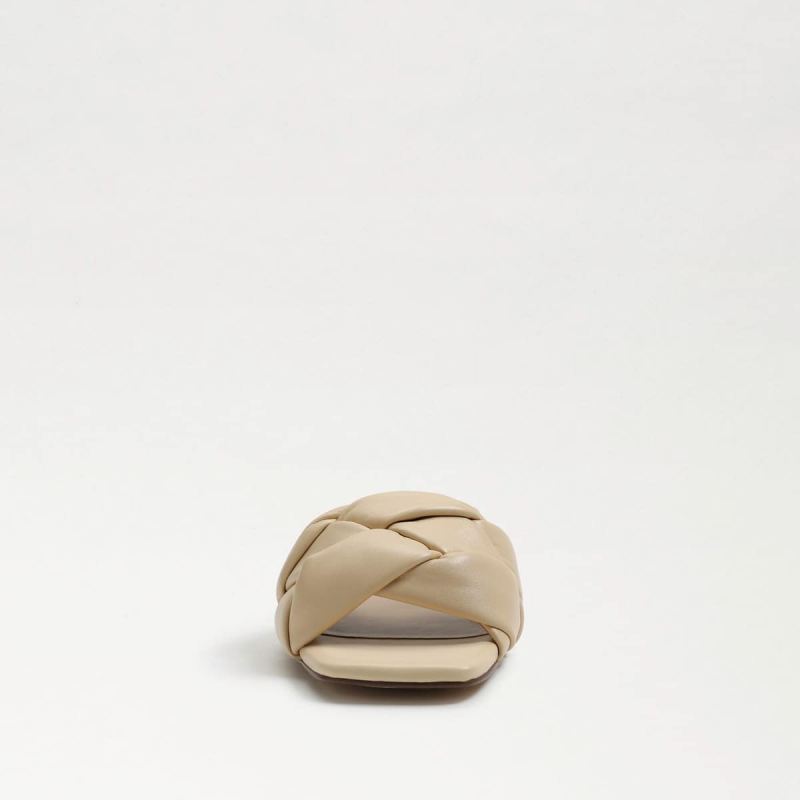 Sam Edelman Dawson Slide Sandal-Eggshell Leather