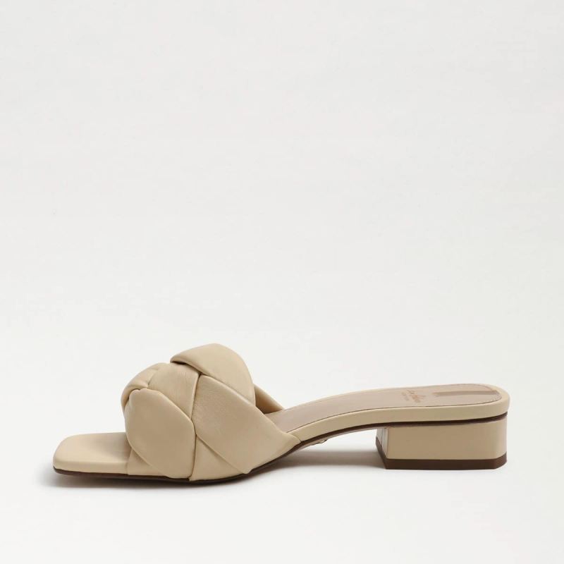 Sam Edelman Dawson Slide Sandal-Eggshell Leather