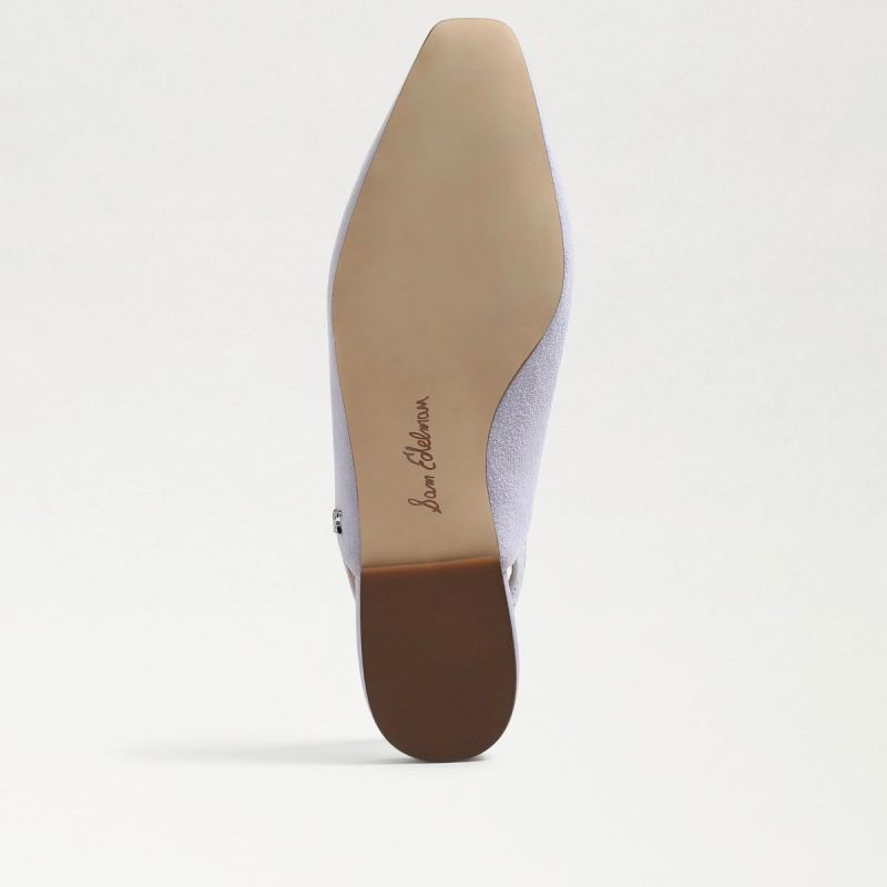 Sam Edelman Connell Slingback Flat-Misty Lilac Suede