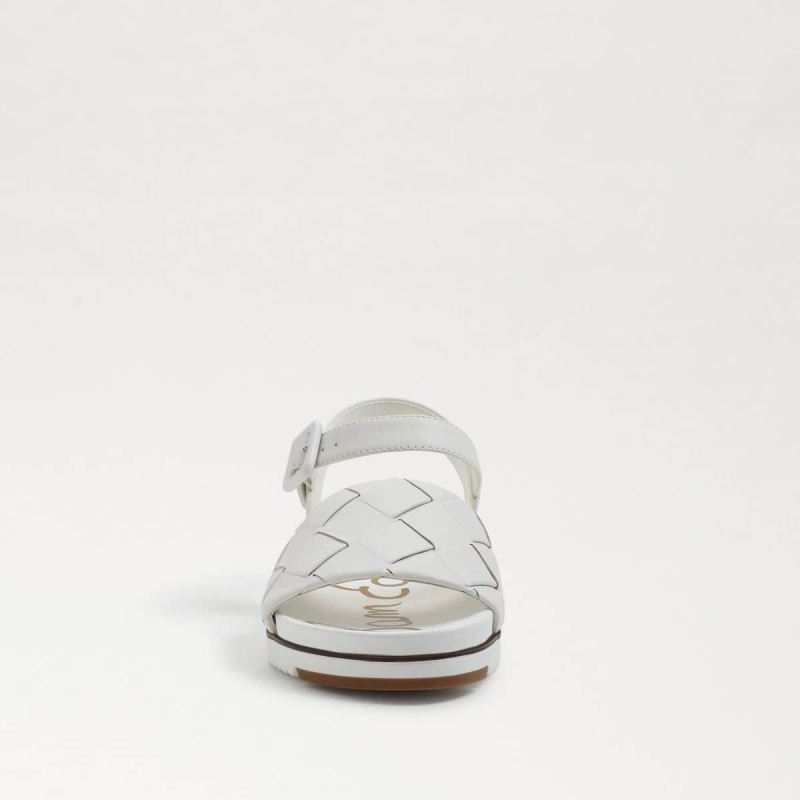 Sam Edelman Adaley Kids Sandal-Bright White Leather