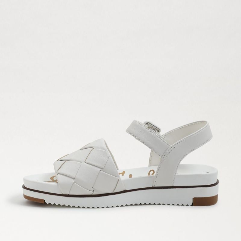 Sam Edelman Adaley Kids Sandal-Bright White Leather