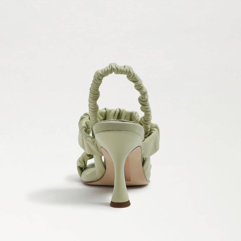 Sam Edelman Marlena Padded Strap Heel-Pistachio Leather