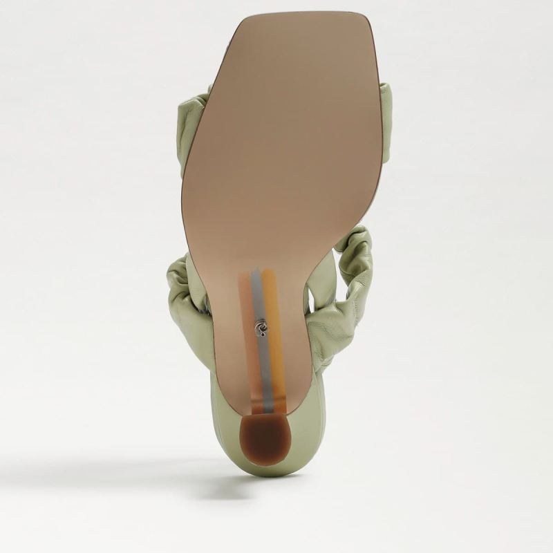 Sam Edelman Marlena Padded Strap Heel-Pistachio Leather