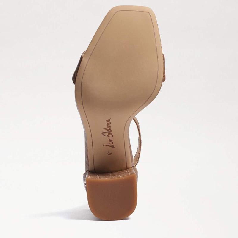 Sam Edelman Daniella Block Heel Sandal-Praline Croc