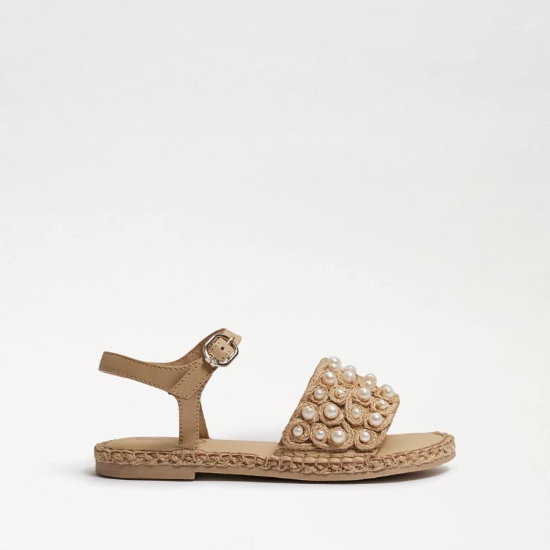 Sam Edelman Holly Kids Sandal-Natural Linen