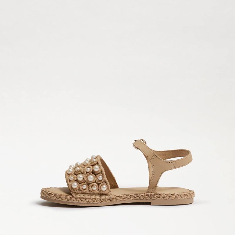 Sam Edelman Holly Kids Sandal-Natural Linen