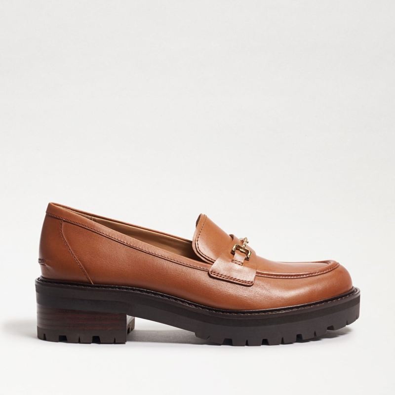 Sam Edelman Tully Lug Sole Loafer-Saddle