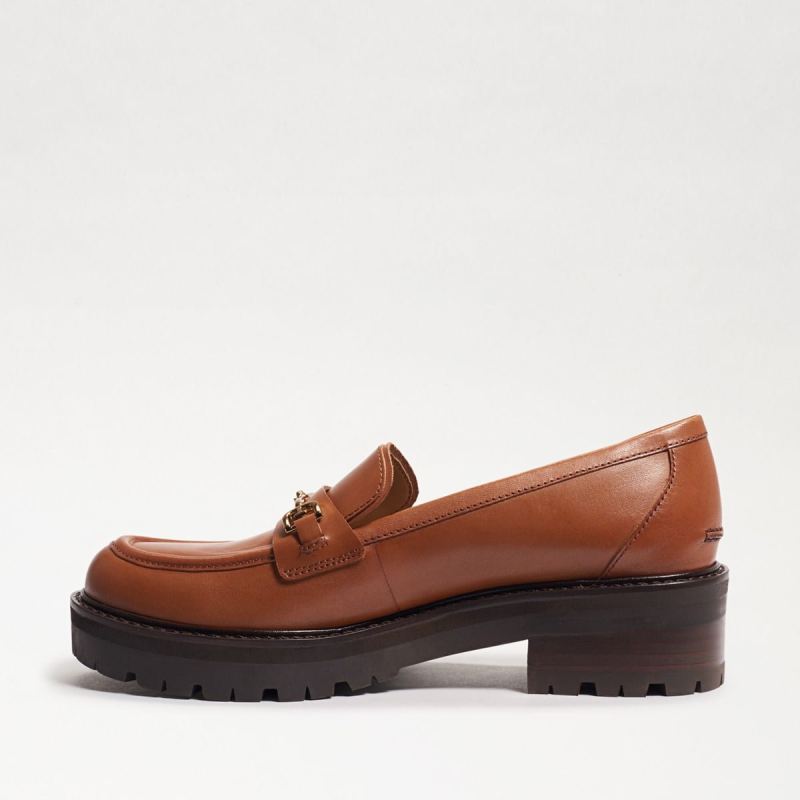 Sam Edelman Tully Lug Sole Loafer-Saddle