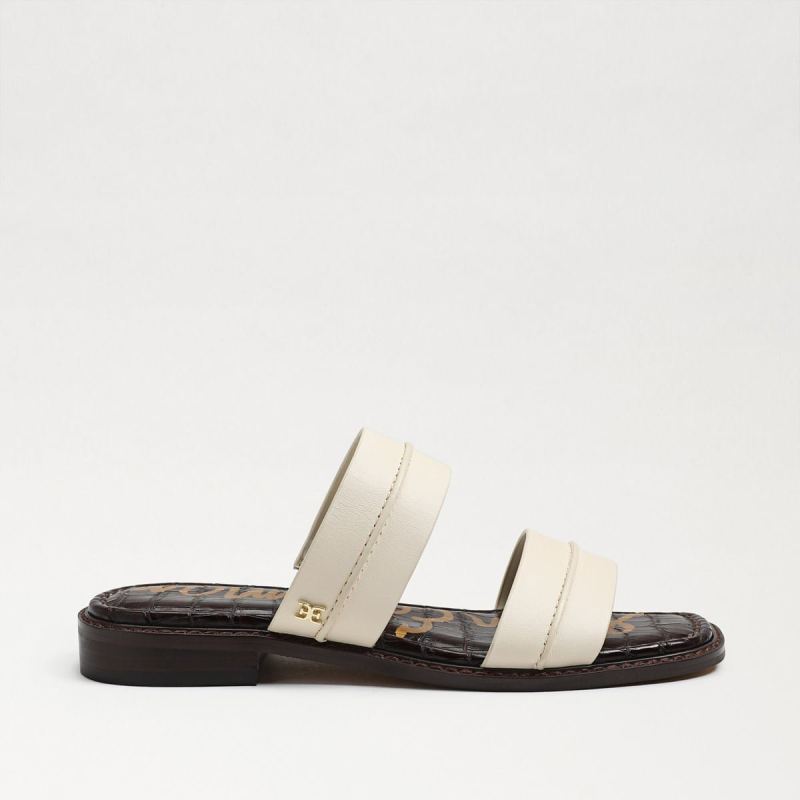 Sam Edelman Haydee Stitch Slide Sandal-Modern Ivory Leather