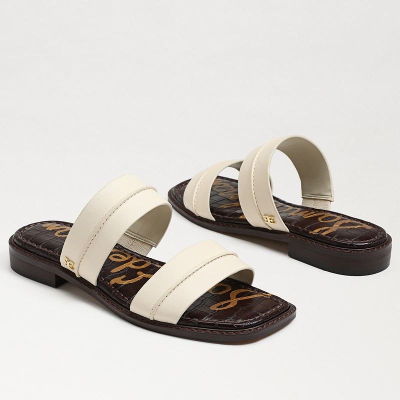Sam Edelman Haydee Stitch Slide Sandal-Modern Ivory Leather