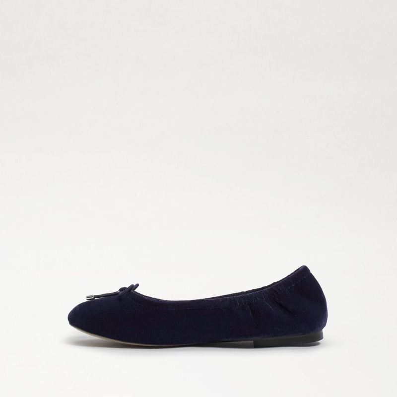 Sam Edelman Felicia Kids Ballet Flat-Grape Velvet