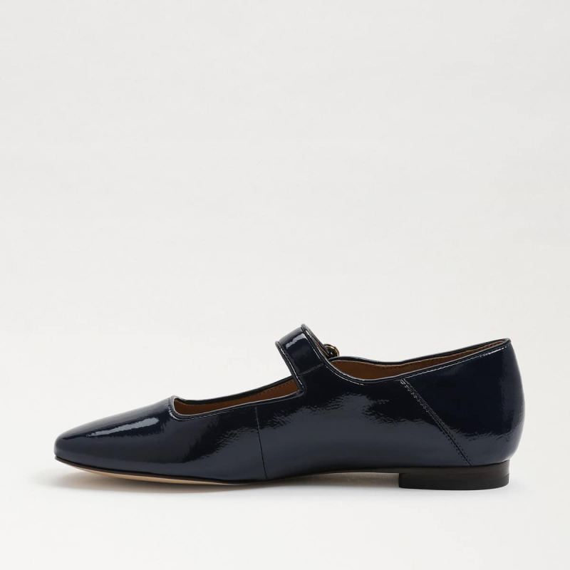 Sam Edelman Michaela Mary Jane Flat-Royal Navy