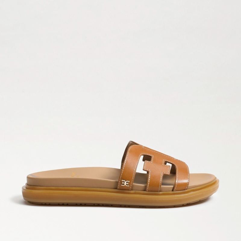Sam Edelman Valeri Slide Sandal-Saddle Leather