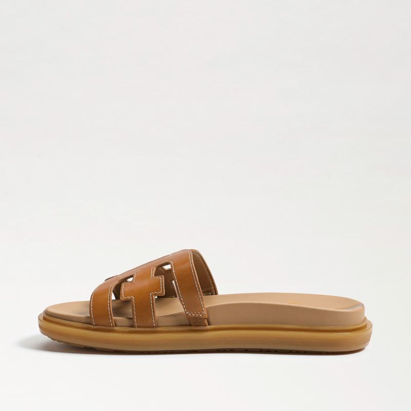 Sam Edelman Valeri Slide Sandal-Saddle Leather