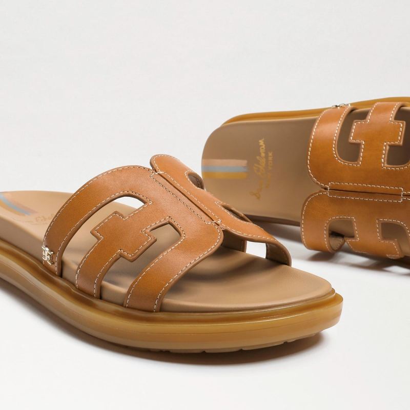 Sam Edelman Valeri Slide Sandal-Saddle Leather