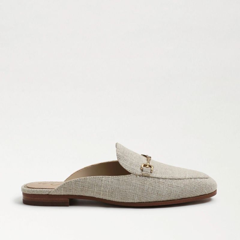 Sam Edelman Linnie Bit Mule-Natural Glitter Linen