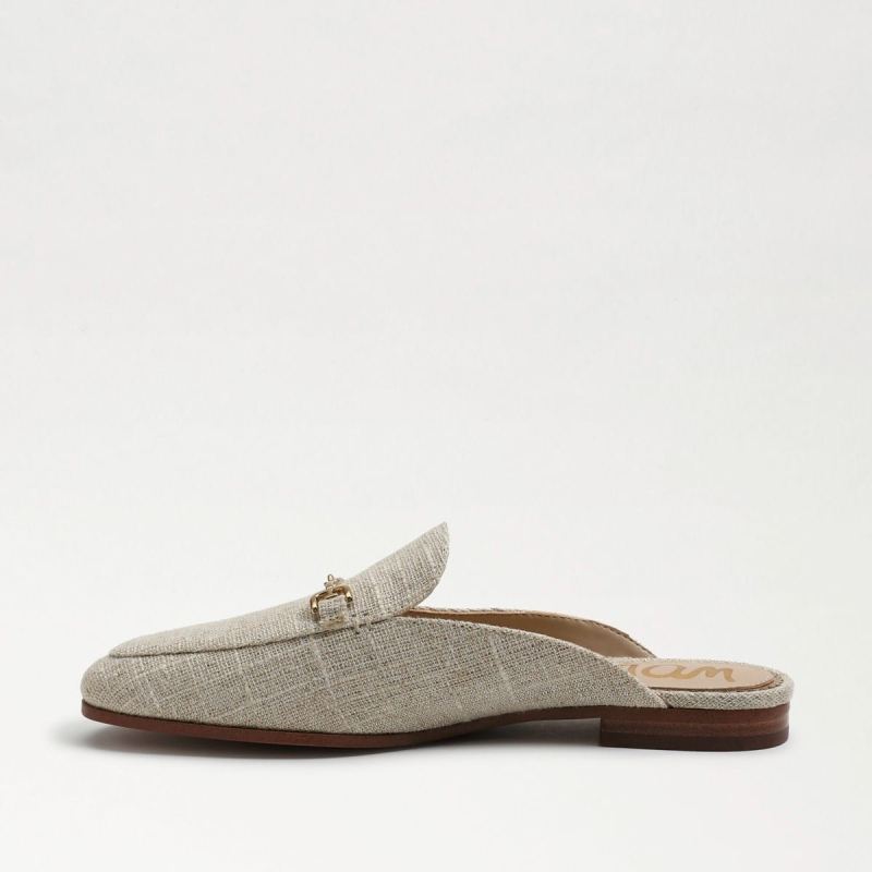 Sam Edelman Linnie Bit Mule-Natural Glitter Linen