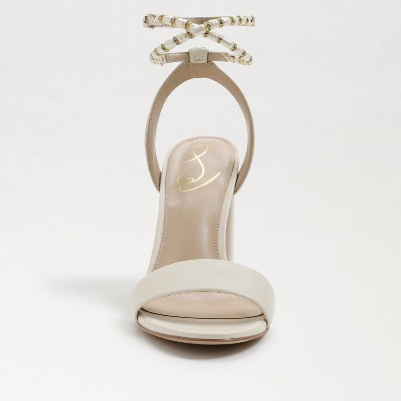 Sam Edelman Yanelli Block Heel Sandal-Modern Ivory Leather