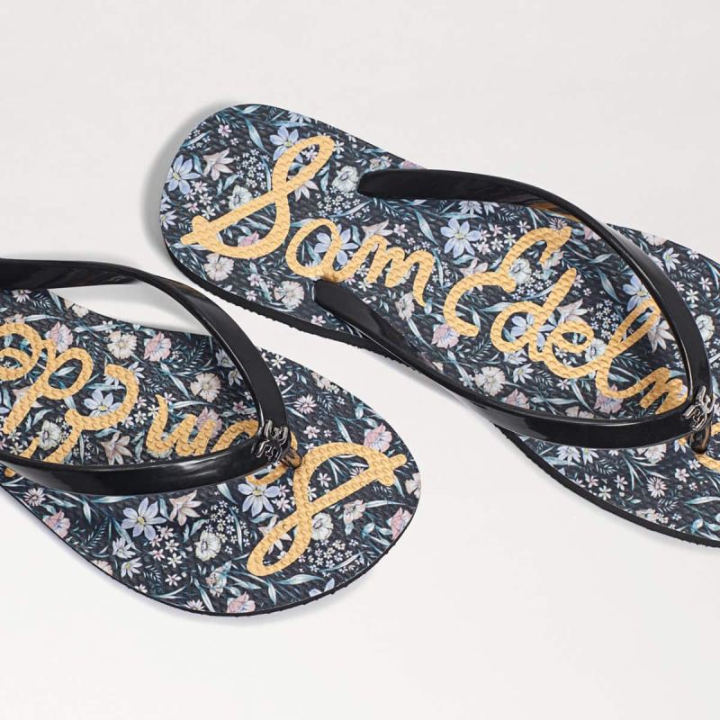Sam Edelman Skye Flip Flop Sandal-Black Multi