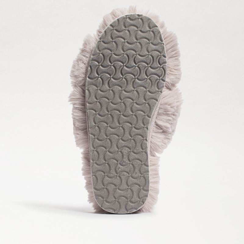 Sam Edelman Jeane Criss Cross Slipper-Grey Mist