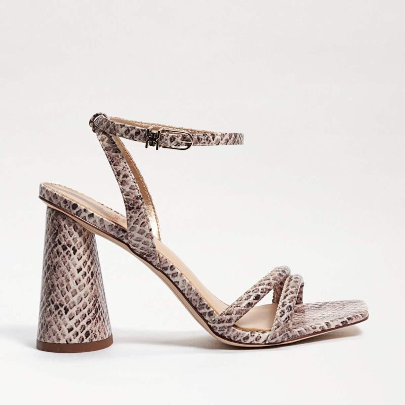 Sam Edelman Kia Block Heel Sandal-Roccia Mamba Snake