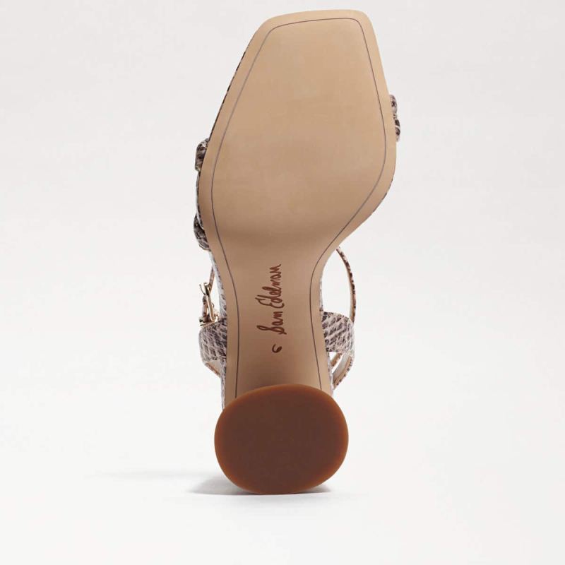 Sam Edelman Kia Block Heel Sandal-Roccia Mamba Snake