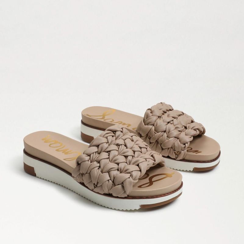 Sam Edelman Ainslie Braided Slide Sandal-Desert Beige - Click Image to Close