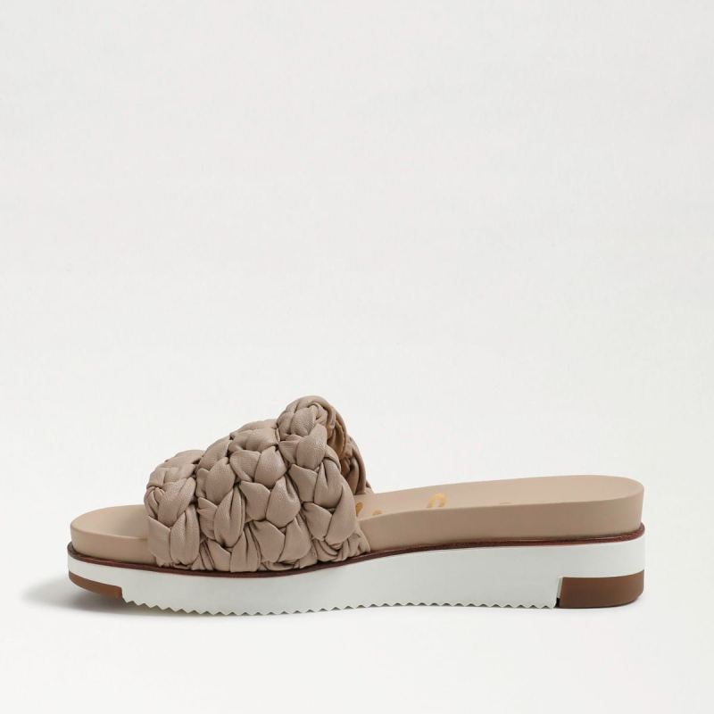 Sam Edelman Ainslie Braided Slide Sandal-Desert Beige