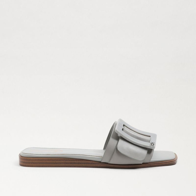 Sam Edelman Inez Slide Sandal-Pebble Grey Leather