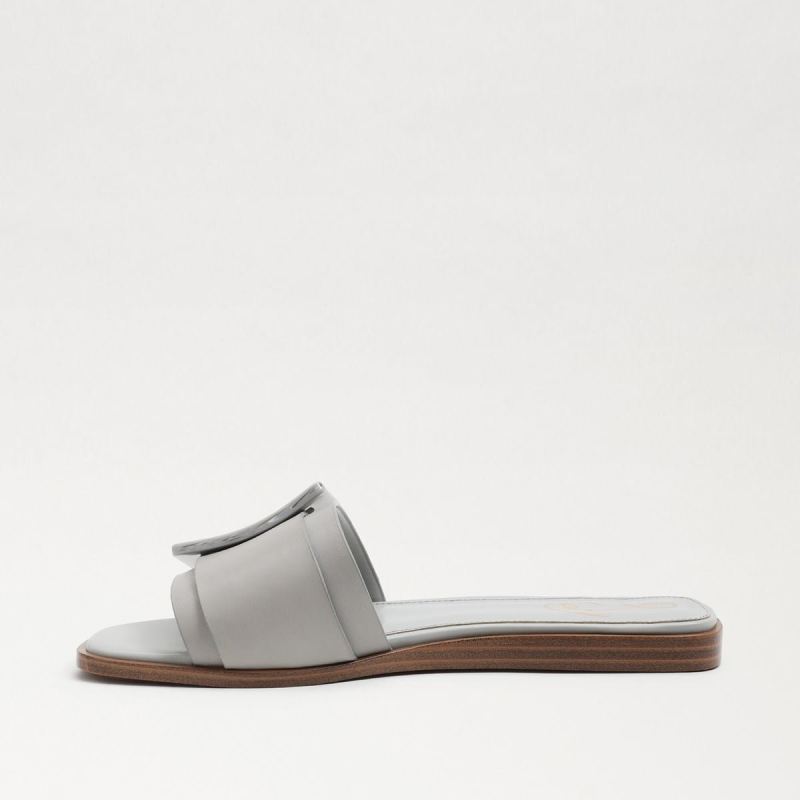 Sam Edelman Inez Slide Sandal-Pebble Grey Leather