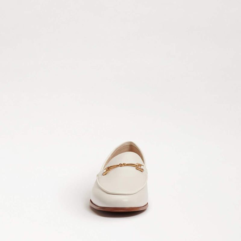 Sam Edelman Loraine Bit Loafer-Bright White Leather