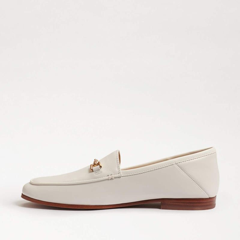 Sam Edelman Loraine Bit Loafer-Bright White Leather