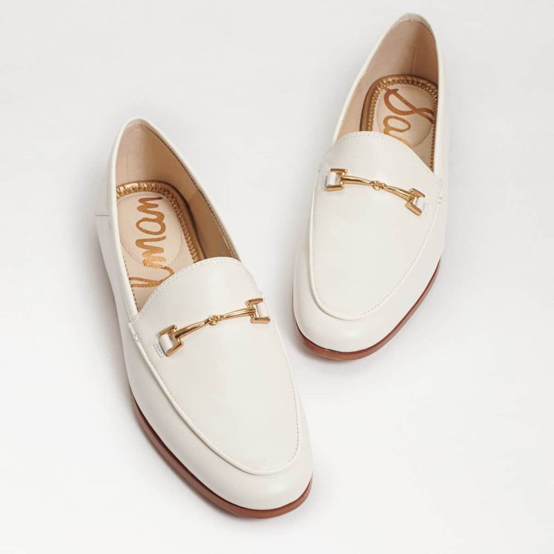 Sam Edelman Loraine Bit Loafer-Bright White Leather