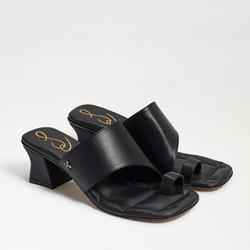 Sam Edelman Flora Block Heel Mule-Black