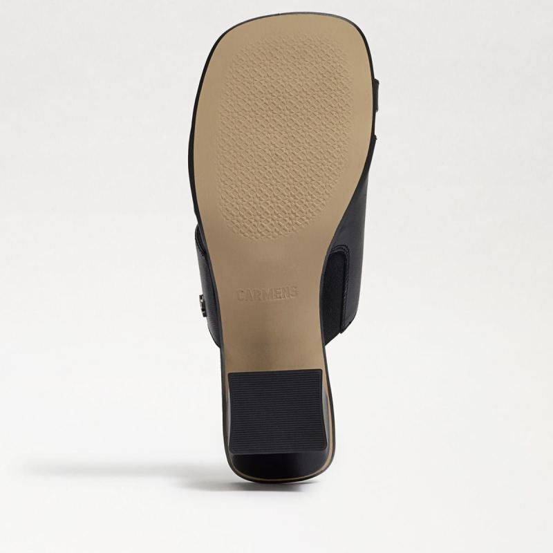 Sam Edelman Flora Block Heel Mule-Black