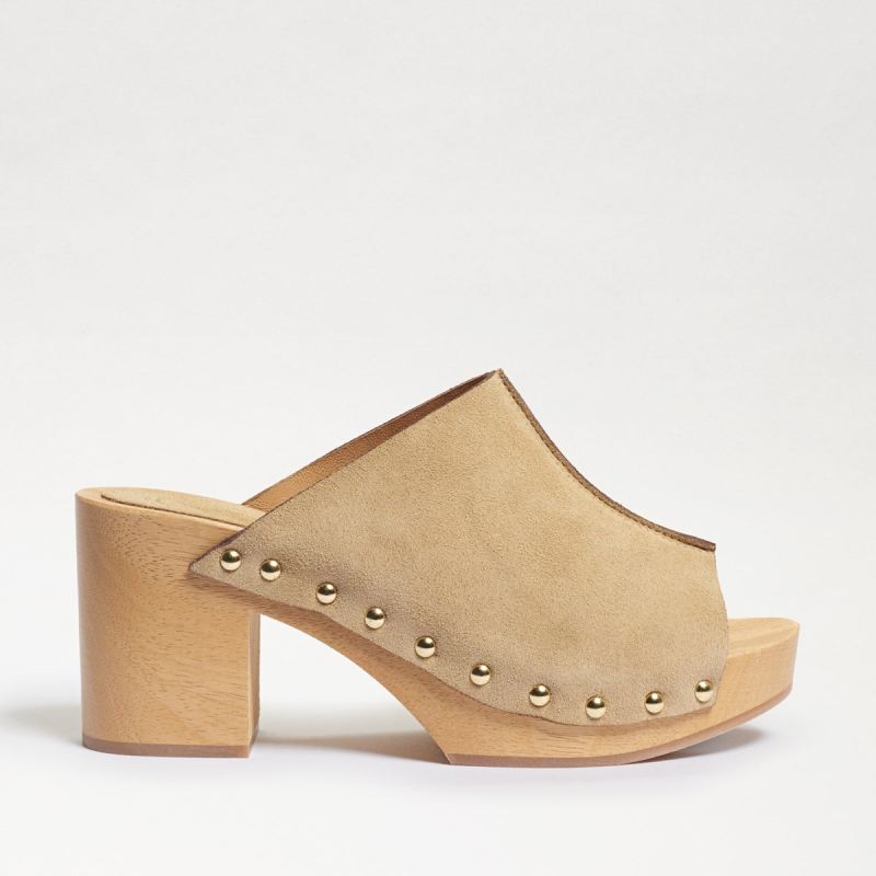 Sam Edelman Bardot Platform Mule-Sand Suede