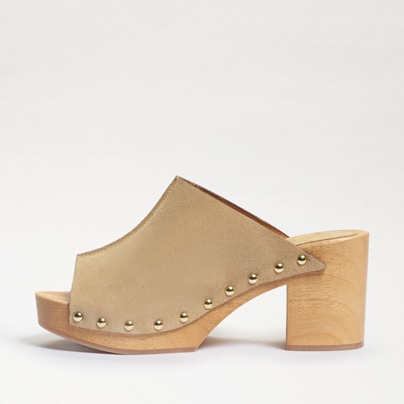 Sam Edelman Bardot Platform Mule-Sand Suede