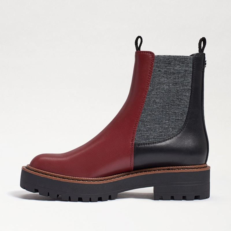 Sam Edelman Laguna Chelsea Boot-Bordeaux/Black